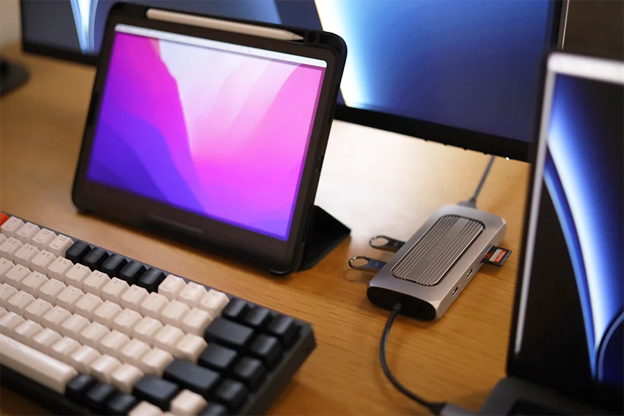 Satechi USB-C マルチ MXハブ 10-in-1でMacBookiPadとディスプレでトリプル