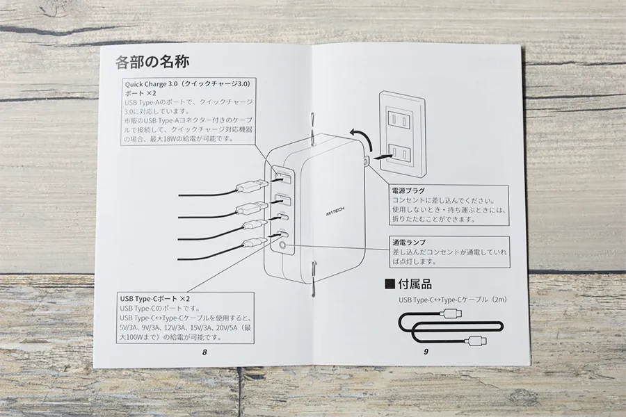 MATECH Sonicharge 130Wのわかりやすい説明書