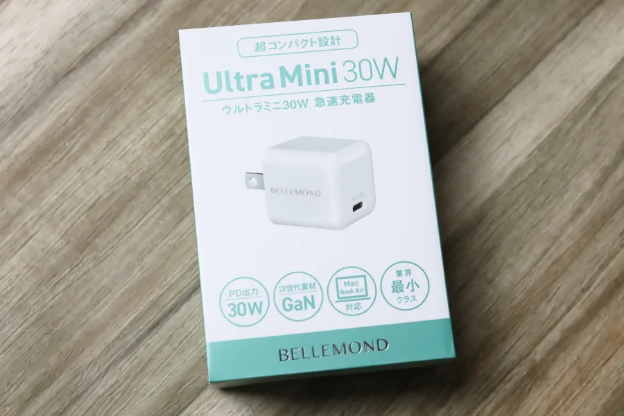 ベルモンドUltra Mini 30Wの外箱