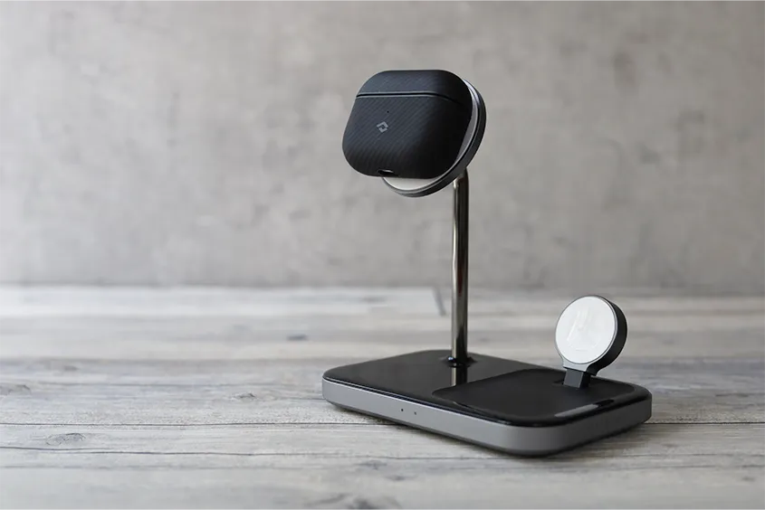 PITAKA AirPods 3ケース MagEZ Caseは充電ワイヤレススタンドが使用できる