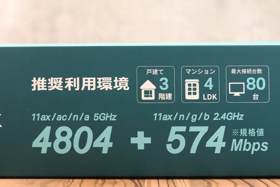 TP-Link Archer AX73は最大80台