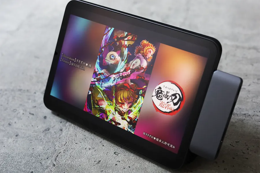 Satechi アルミニウム Type-C モバイル Proハブを挿しているiPad mini 6