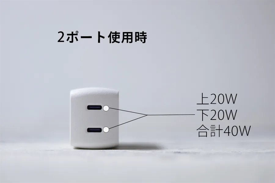 2ポート利用時