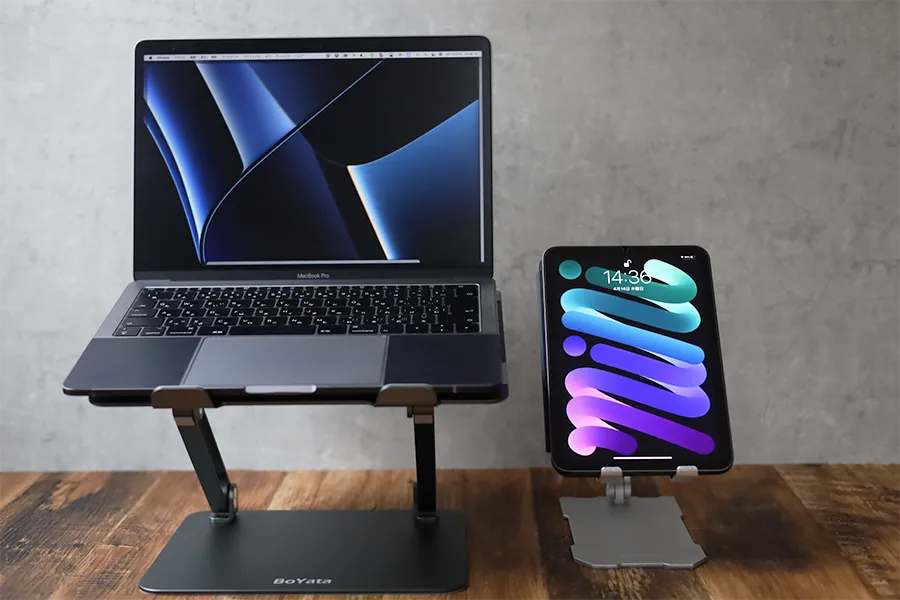 boyataスタンド iPad用MacBook用のBOYATA比較2