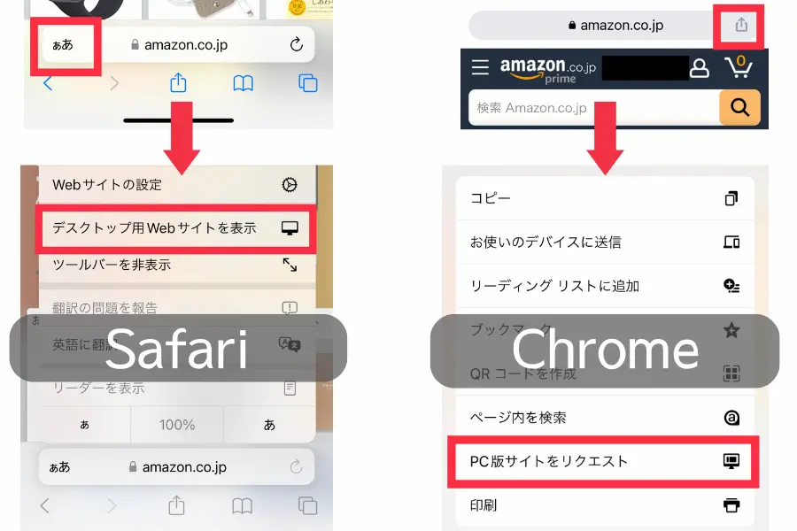 スマホの場合は？