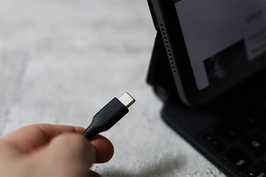 Type-Cで充電