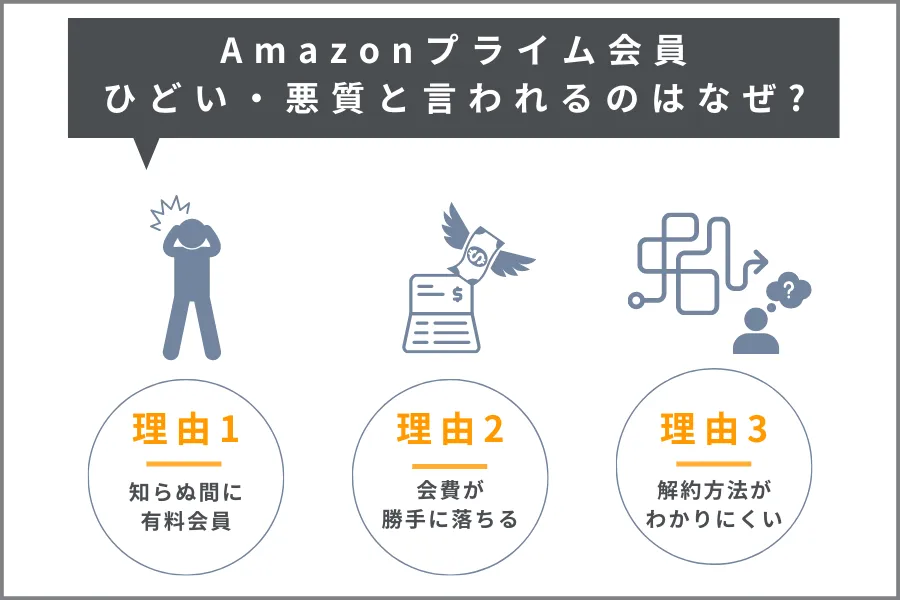 Amazonプライム会員ひどい理由