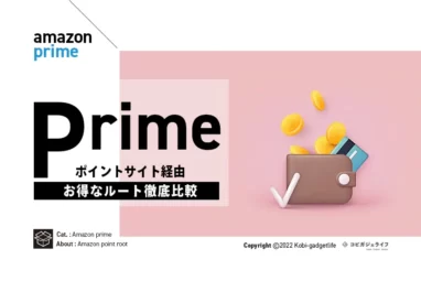 【ポイ活にも使える】Amazon 経由ポイントサイト徹底比較｜どの経由が一番お得か紹介！