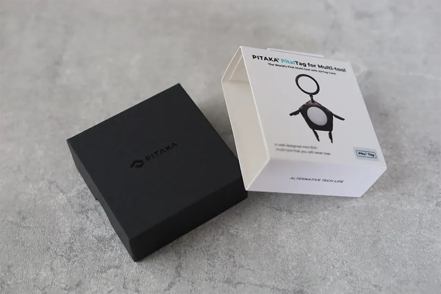 PITAKA PitaTag for Multi-toolのパッケージ外・中