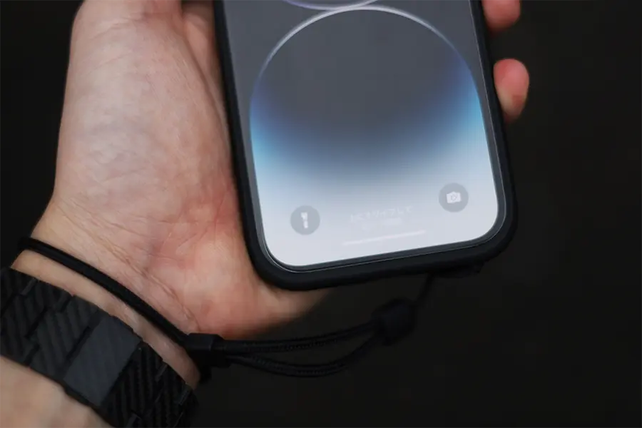 NOMADストラップで落ちない