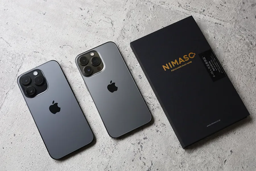 いつものNIMASOをiPhone 14 Proフィルムでガード