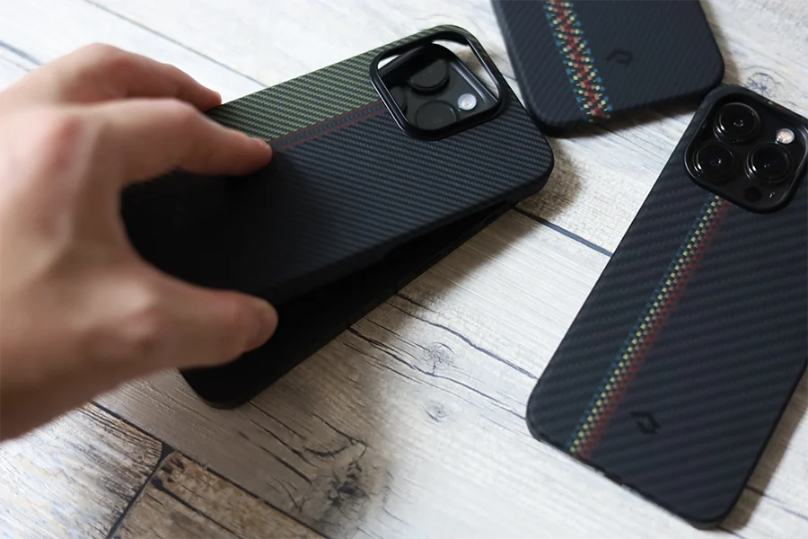 iPhone14 Pro用PITAKA MagEZ Case 3 序曲_ラプソディは取外しやすくなった