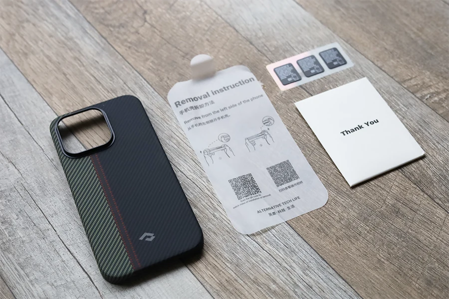 iPhone14 Pro用PITAKA MagEZ Case 3 序曲_ラプソディ付属品