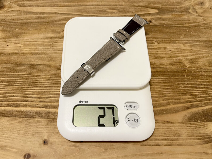 EPONAS(エポナス)Apple Watch用レザーバンドは27g