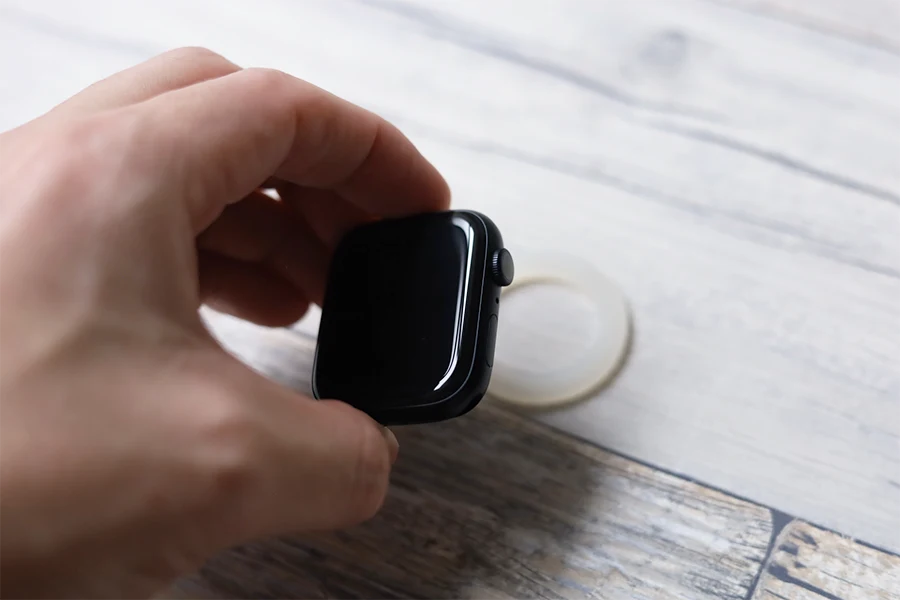 リングにApple Watchを設置
