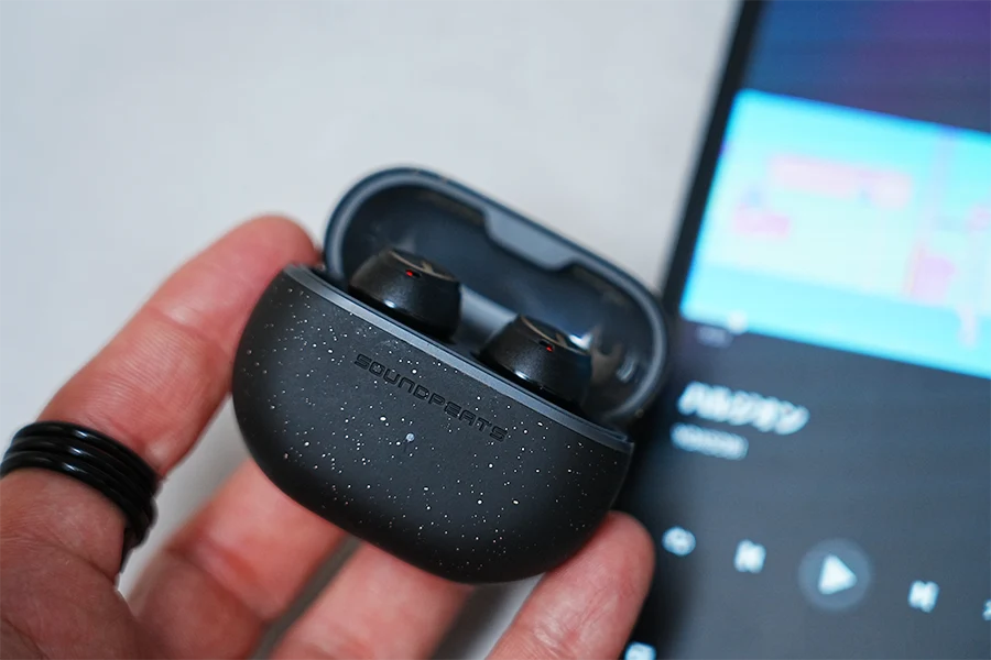 SOUNDPEATS Mini Pro HSはしまっても電源が切れない