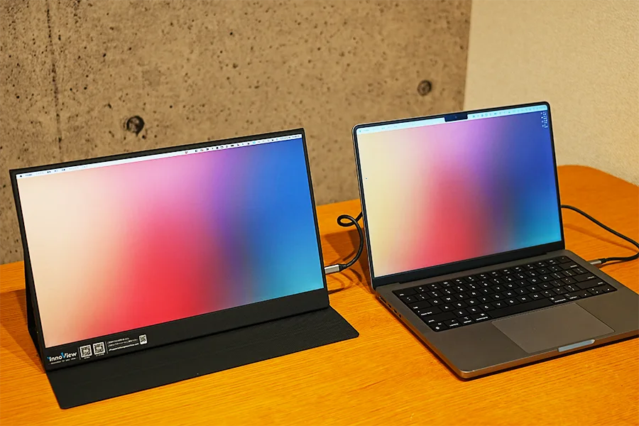 【INVPM406】InnoView ‎モバイルモニター15.8 インチとMacBook Proレビュー