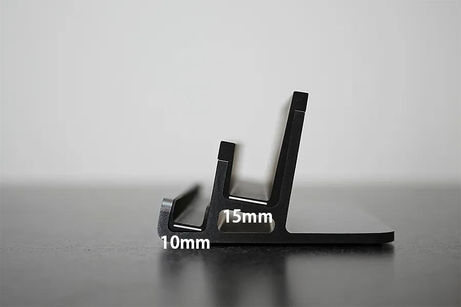 スタンドの10mm・15mm
