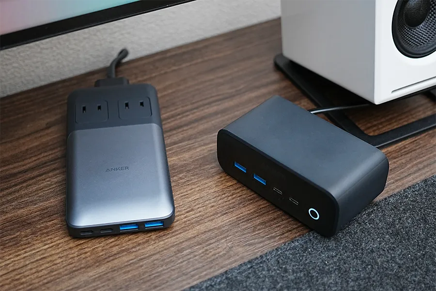 Anker 727 Charging Station (GaNPrime 100W)とAnker充電ステーション比較