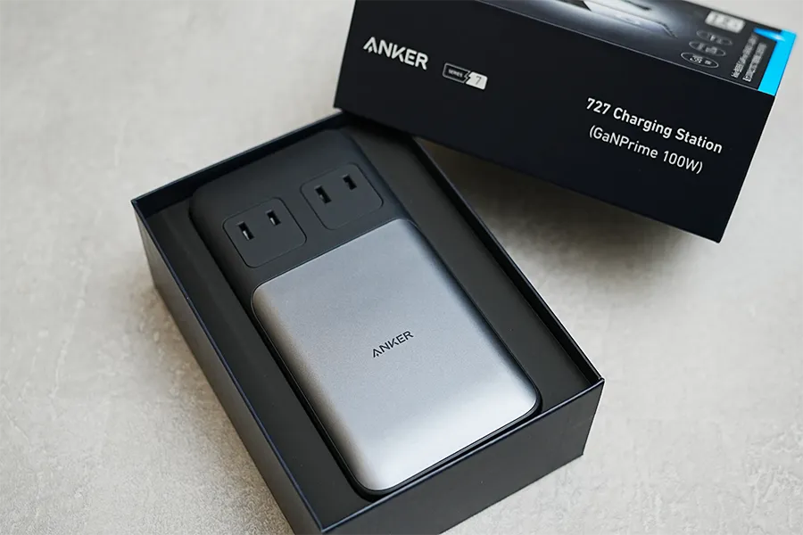 Anker 727 Charging Station (GaNPrime 100W)の中身