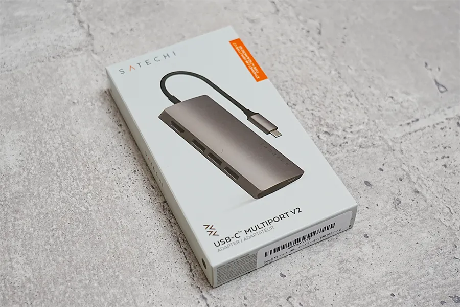 Satechi V2 マルチ USB-C ハブ 8-in-1パッケージ