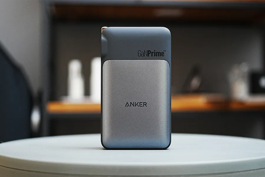 Anker733 PowerBank(GaNPrime PowerCore 65W)のロゴ部分