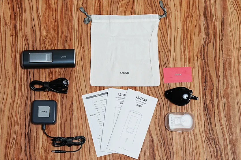 Ulike(ユーライク)脱毛器「Air2 IPL」の付属品