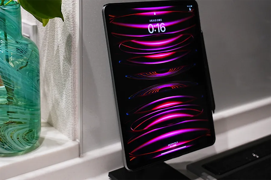 iPad Proをキッチンで