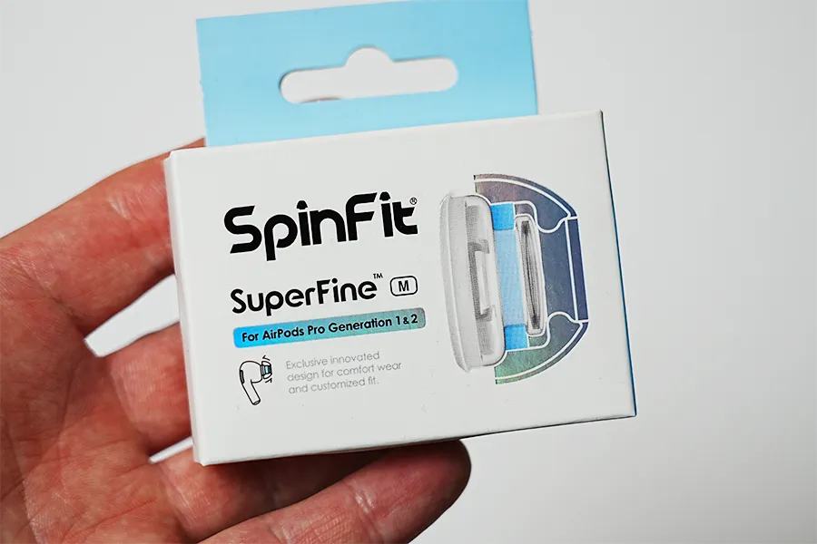 SpinFit SuperFineのパッケージ