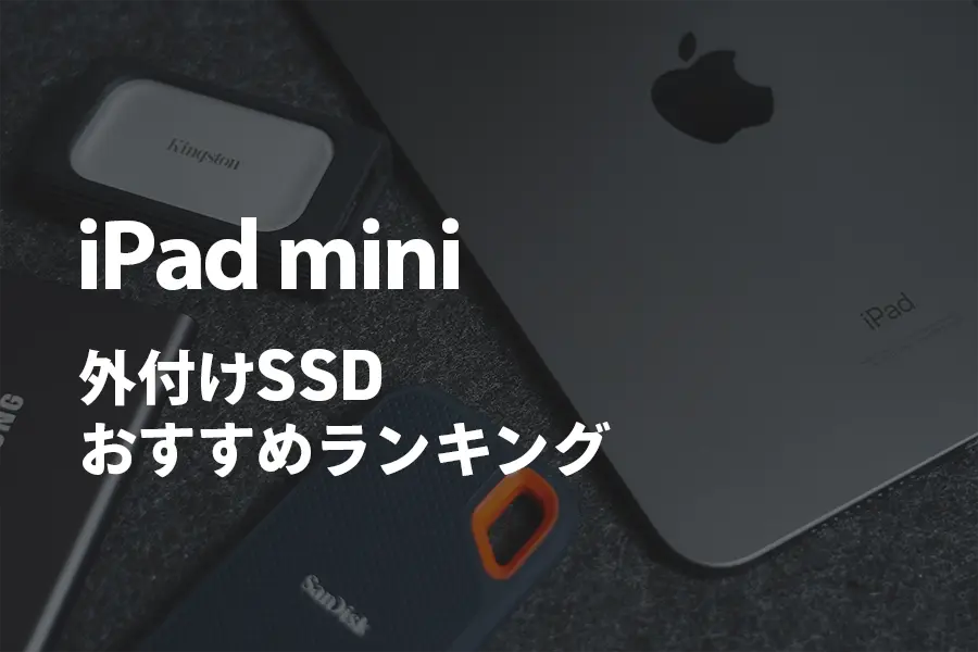 iPad mini 外付けSSDおすすめランキング