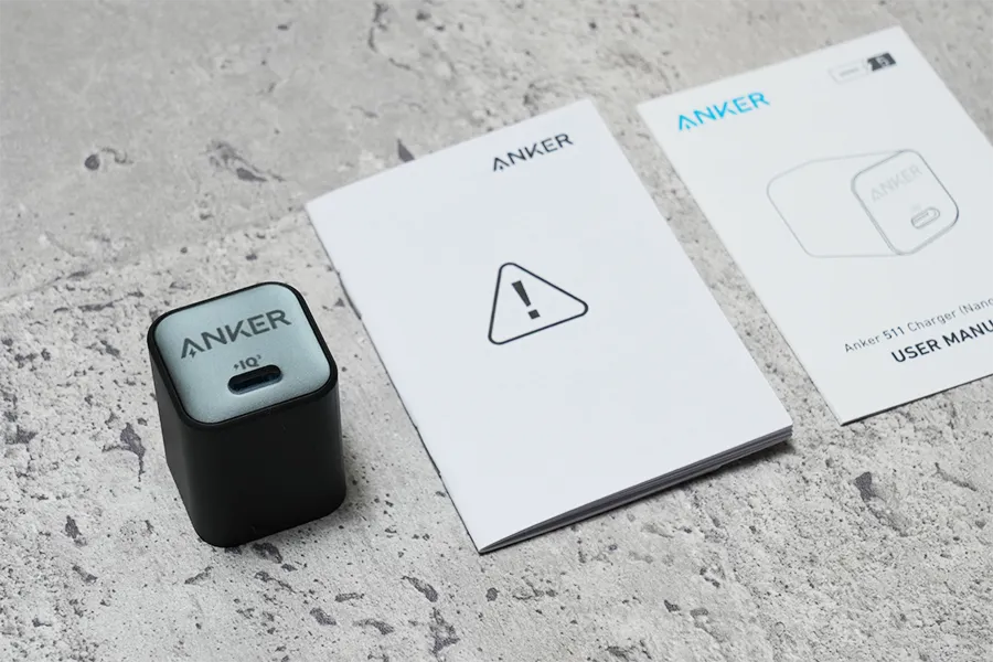 Anker 511 Charger(nano 3 30W)の付属品