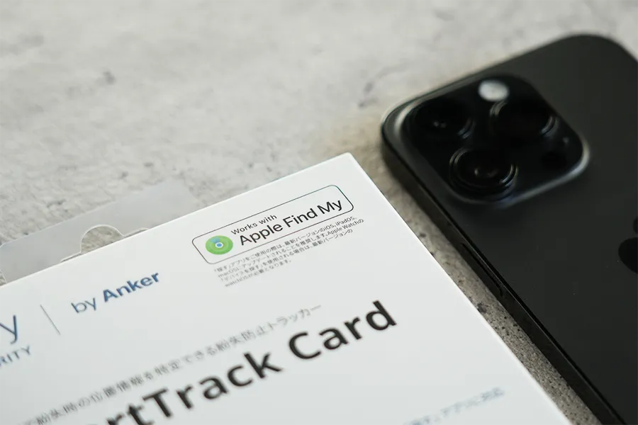 Anker Eufy (ユーフィ) Security SmartTrack Card (紛失防止トラッカーはiOS探すアプリに対応