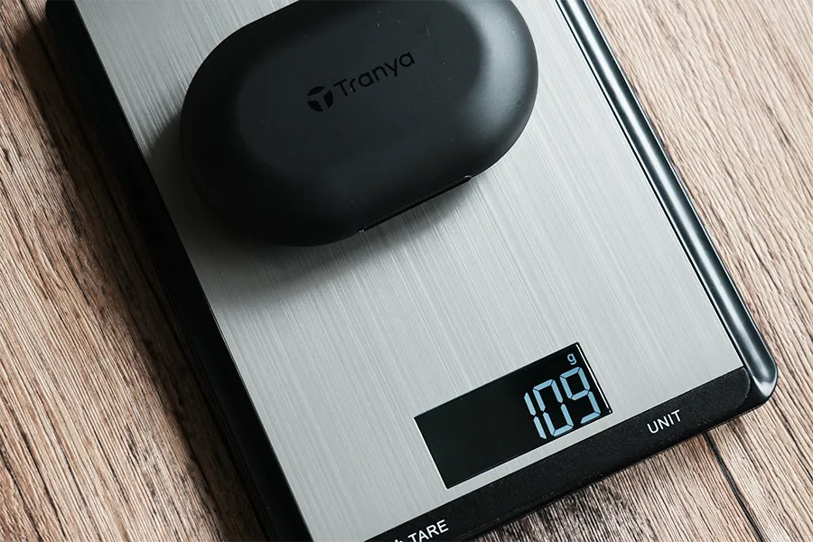 Tranya X3 のケースごとの重量109g