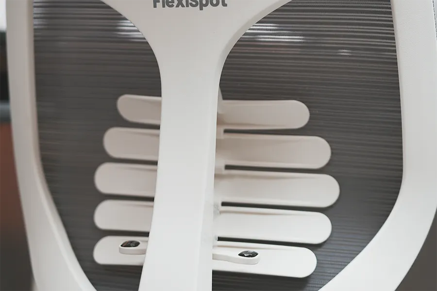 FlexiSpot フィットネスチェアV6のランバーサポート部分