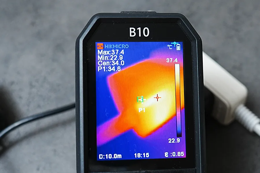 発熱は30℃台