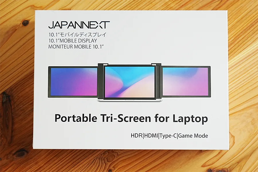 Tri-Screenのパッケージ表面