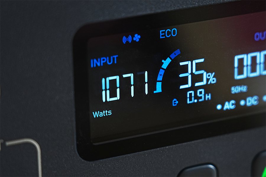 1077Wで充電出来る