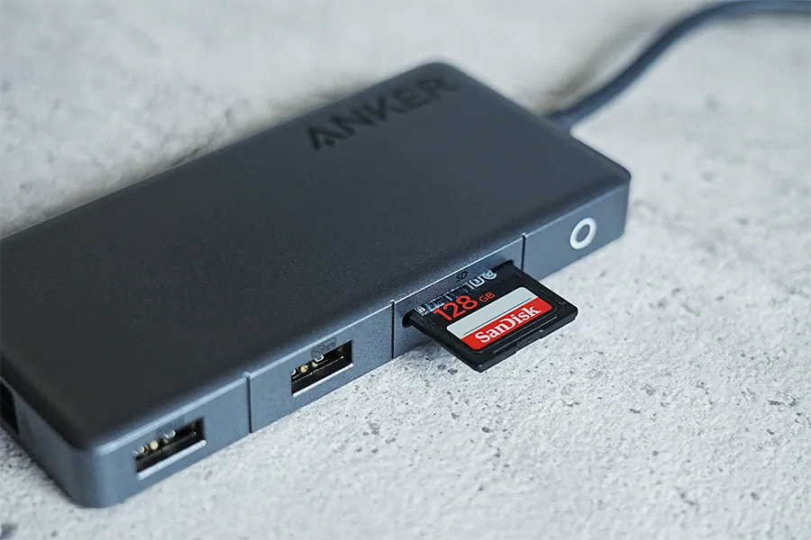 Anker 341 USB-Cハブ 7-in-1のSD