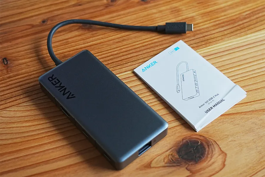 Anker 341 USB-Cハブ(7-in-1)付属品