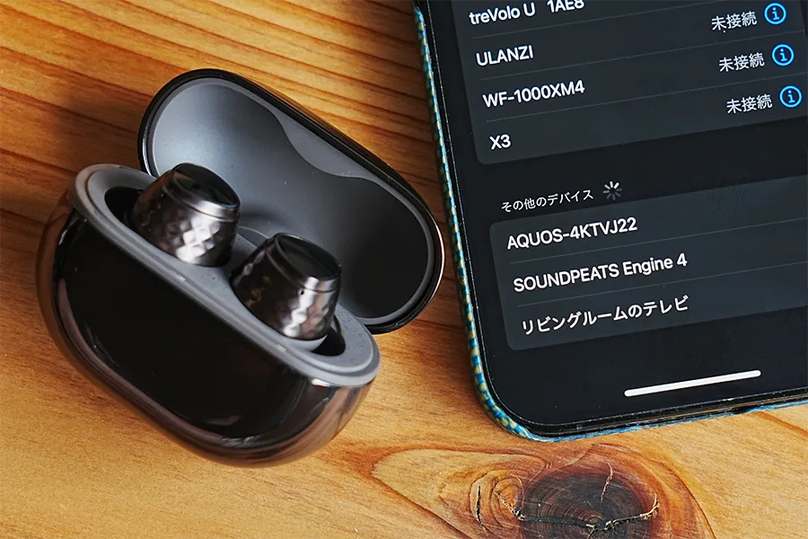 SOUNDPEATS ENGINE 4のペアリング