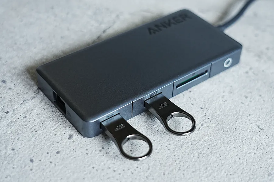 Anker 341 USB-Cハブ 7-in-1のUSB-A