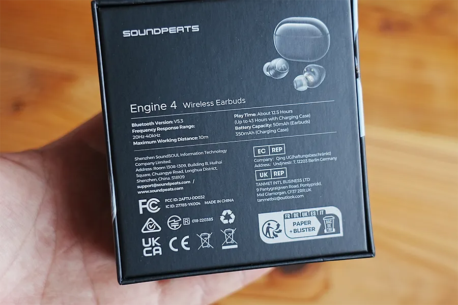 SOUNDPEATS ENGINE 4の特徴