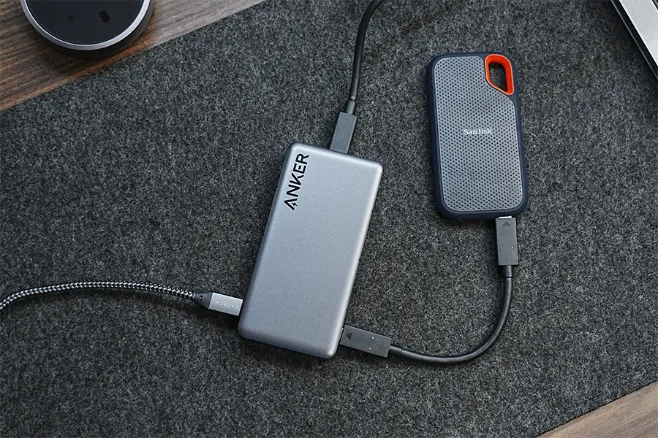 Anker 343 USB-C ハブ のUSB-C部分