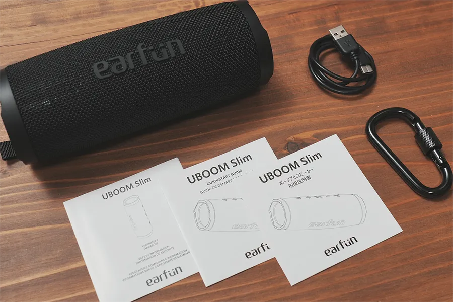 EarFun UBOOM Slim付属品