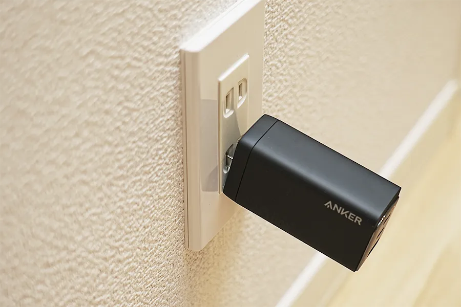 Anker 737 Charger (GaNPrime 120W)の壁差しは向いてない