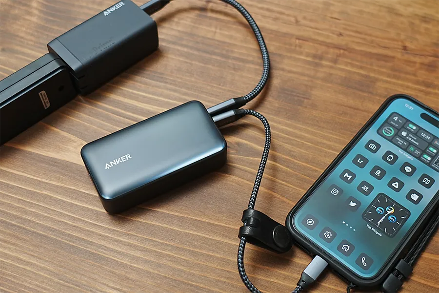 Anker Power Bank (10000mAh, 30W）パスするー充電なし