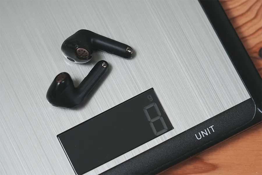 SOUNDPEATS Air 4両方で本体8g