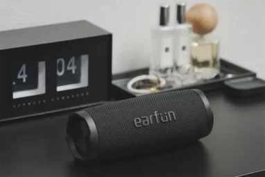 EarFun UBOOM Slimレビュー｜10Wフルレンジドライバーを2基搭載した防水IPX7のパワフルBluetoothワイヤレススピーカー