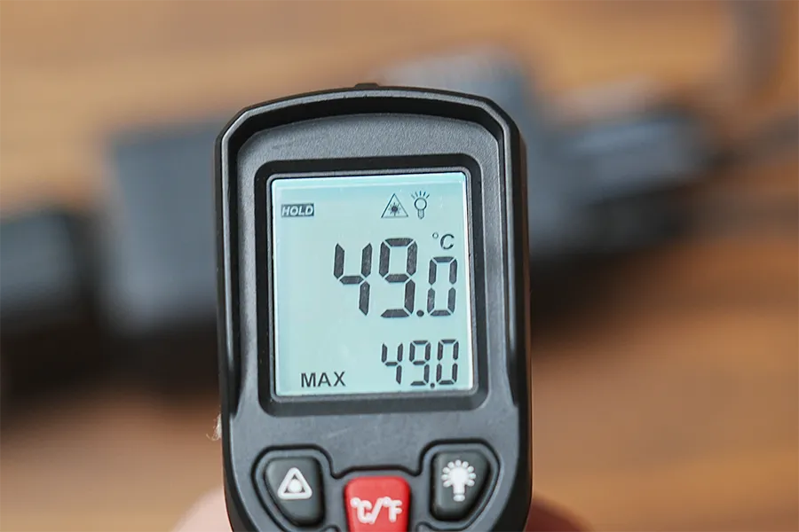 発熱49 ℃まで