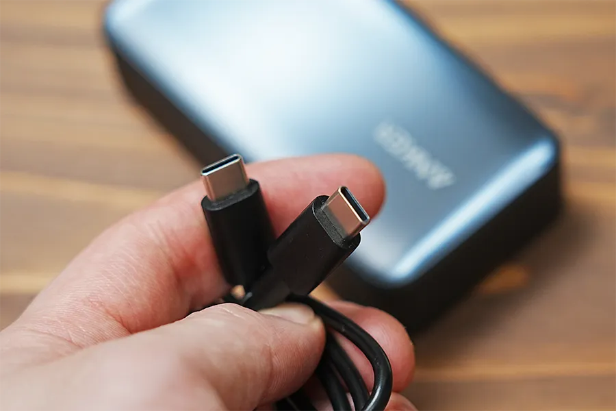 Anker Power Bank (10000mAh, 30W）のUSB-CCABLE